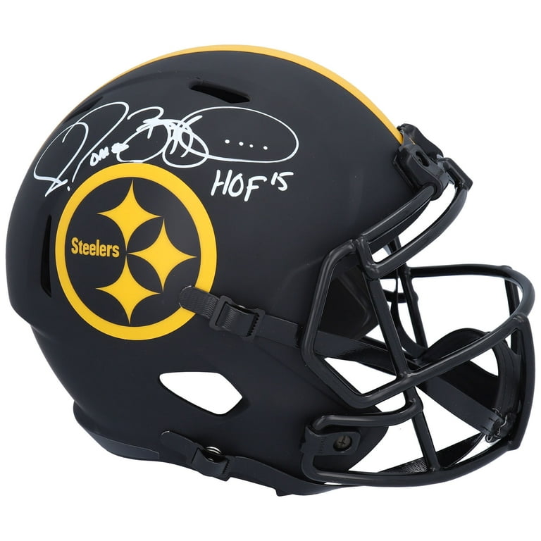 Jerome Bettis Pittsburgh Steelers Autographed Riddell Eclipse Alternate  Speed Replica Helmet with 'HOF 15' Inscription 