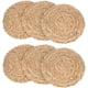 thumbnail image 1 of Manteles individuales de tejido de jacinto de agua natural, manteles redondos de ratán trenzado, 11,8/13,5/14,5 pulgadas, 1 of 7