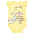 thumbnail image 4 of Disney Classics 101 Dalmatians Bambi Dumbo Newborn Baby Girls 5 Pack Short Sleeve Bodysuits Disney Classics 0-3 Months, 4 of 5