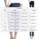 thumbnail image 4 of TaTaai Womens Casual Low Waist Denim Capri Pants Solid Color Two Pockets Stretchy Straight Leg Cropped Trousers Lightweight Comfy Jeans For Daily Outfits Gift, 4 of 9