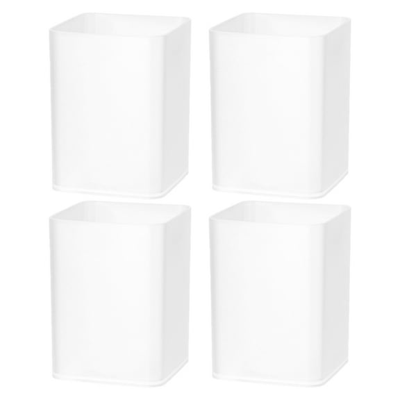 1 Set 4Pcs Multi-function Pen Holders Practical Mark Pen Organizers (White)
