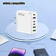 thumbnail image 5 of Multi-Port Fast Charging Station - 160W Six-Port USB Charger with Overheat Protection for Simultaneous Device Charging, 5 of 6