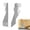 Silver-20Pcs 2x4, variant on 20 2x4 Joist Hanger Lu26 18 Gauge Double Shear Face Mount Hurricane Ties For Rafters Tie Brackets Great Floor Deck And Ceiling Joists
