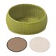 thumbnail image 5 of Cama para gatos y gatitos, resistente a arañazos, redonda, lavable, resistente al desgaste, 50 cm, suministros para mascotas, cesta tejida a mano. Verde, 5 of 8