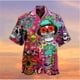 thumbnail image 4 of Las camisas más nuevas para hombre, ropa de calle, camisa de playa para hombre, camisa hawaiana de manga corta con calavera 3d genial, camisetas de verano de gran tamaño para hombre, ropa para mujer, 4 of 5