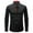 #228-Black, variant on Handshe Men's Color Block Shirts, Business Lightweight Long Sleeve Button Down Shirts for Men, Office Work Attire,Plus Size