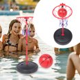 thumbnail image 1 of HEALEEP Pool Basketball Hoops For Poolside Basketball Hoop Iron 1 Set Beach Party Games, 1 of 8