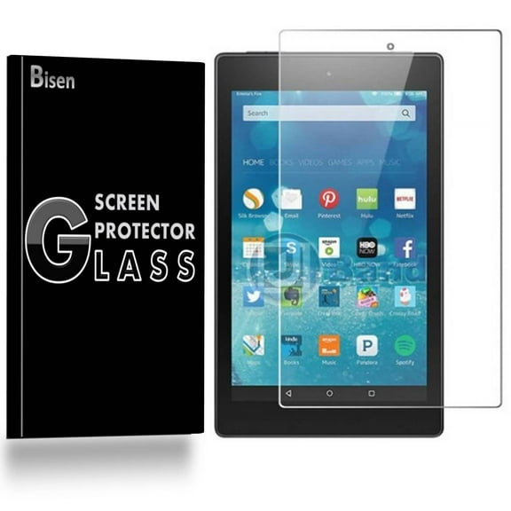 [BISEN] Amazon Fire 7 (5th Gen, 2015 Release) Tempered Glass Screen Protector [Anti-Scratch, Anti-Shock,  Bubble Free]