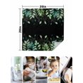 thumbnail image 4 of Green Leaf Cloth Napkins Set of 6 Reusable Dinner Napkins, Fall Plant Country Vintage Watercolor Black Cocktail Napkin Washable Table Napkins for Wedding/Holiday Party/Baby Shower 20"x20", 4 of 7