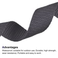 thumbnail image 3 of Lightweight Polypropylene Webbing Strap 1" 50 Yards Dark Grey Strapping Band for Outdoor, 3 of 5