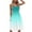 Green dresses for women 2023, variant on Wycnly Sundresses for Women Sleeveless V-Neck Gradient Print Knee-Length Dresses Beach Vacation Flowy Swing Spaghetti Strap Summer Dress Yellow Up to 65% off