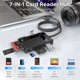 thumbnail image 2 of Lector de tarjetas SD WARRKY 7 en 1 USB 3.0/USB-C para Mac, iPad, etc., 2 of 7