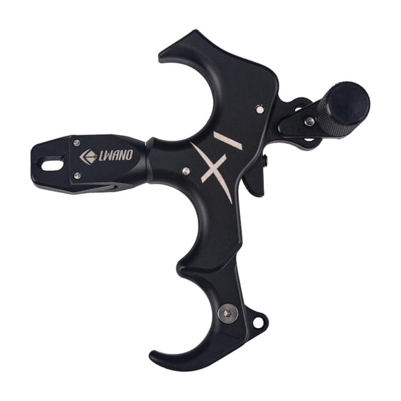 Wswqop Lightweight Archery Bow Release Aids 3 or 4 Finger Grip Thumb Caliper Automatic,