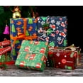 thumbnail image 3 of Christmas Wrapping Paper for Kids Boys Girls Baby - 4 Styles Cute Xmas Gift Wrap Paper for New Year Party - 10 Sheets, 20 x 29 inch, 3 of 6