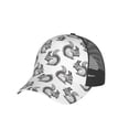 thumbnail image 6 of Lsque Black Squirrel Printed Trucker Hat - Baseball Cap for Men Women - Breathable Mesh Side, Adjustable Fit - for Casual Wear, 6 of 7
