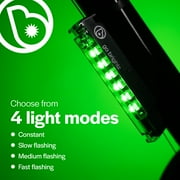 Brightz GoBrightz LED Bike Frame Light, 4 Light Modes, Underglow Effect, Green