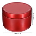 thumbnail image 3 of Shisuyan 10 Pcs Bocaux de Rangement Ronds en Fer-Blanc pour Thé, 3 of 8