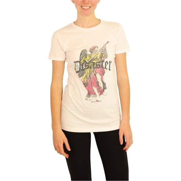 Camiseta Elevenparis Mujer Disaster Graphic blanco XL