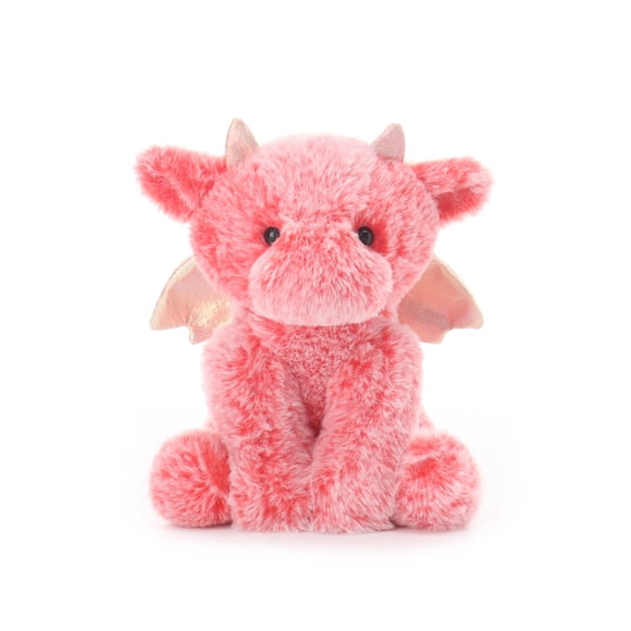Apricot Lamb Peluches Dragon Rouge pour Enfants, Jouets en Peluche Doux et Mignons pour Bébé Fille et Garçon, 7,9 Pouces