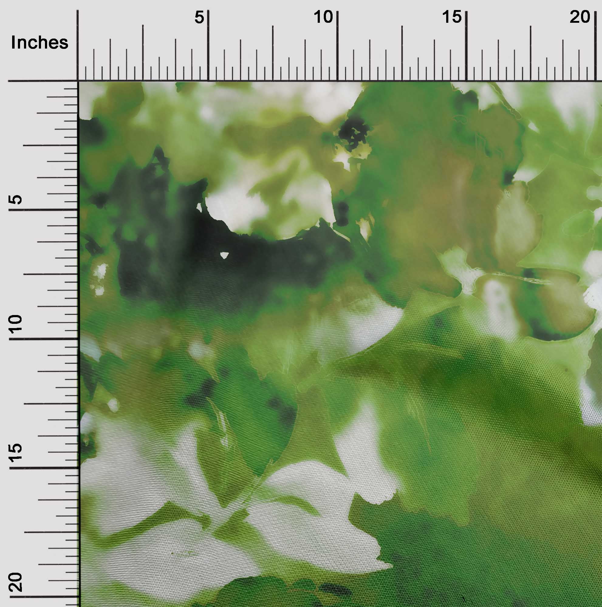 oneOone Cotton Cambric Green Fabric Abstract-Blurred Floral Pattern Quilting Supplies Print Sewing Fabric By The Yard 56 Inch Wide