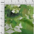 thumbnail image 2 of oneOone Cotton Cambric Green Fabric Abstract-Blurred Floral Pattern Dress Material Fabric Print Fabric By The Yard 42 Inch Wide, 2 of 4