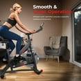 thumbnail image 4 of Sunny Health & Fitness Smart Pro Indoor Cycling Exercise Bike, Felt Resistance and Belt Drive w Free SunnyFit® App Membership - SF-B901SMART, 4 of 7