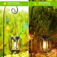 thumbnail image 3 of Faroles solares colgantes BONLION, 4 unidades, metálicos e impermeables, 3 of 7