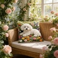 thumbnail image 7 of Wozhuo Dog Pillow Cover Spring Cute Embroidery Soft Throw Cover for Sofa Bedroom Decor, 7 of 7