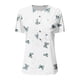 thumbnail image 4 of Puntoco camisas para mujer verano Casual algodón Lino manga corta camiseta suelta ajuste botón abajo solapa camisetas blusas casuales Puntoco Puntoco-3942, 4 of 4
