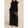thumbnail image 3 of ELOQUII Women's Plus Size Turtleneck Peplum Sweater Vest, 3 of 3