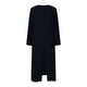 thumbnail image 5 of Gibobby Conjunto de sudadera y pantalones Camisa de chifón de manga larga con cuello en V informal de talla grande para mujer, traje de playa, Top largo con a(Negro,M), 5 of 5