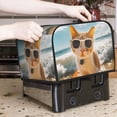 thumbnail image 7 of Fotbe Surfing Cat Sun for Four Slice Toaster Cover, Fingerprint Protector, Super Soft Appliance Cover And Dust Cover,Bread Dust Cover & Fingerprint Protection, 7 of 7