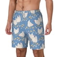 thumbnail image 2 of Balery Funny Chicken Mens Swim Trunks Swim Shorts for Men Quick Dry Inseam Beach Shorts with Compression Liner Pocket-XX-Large, 2 of 9