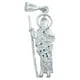 thumbnail image 3 of Dije Chico San Judas Zirconias Unisex Plata Ley 925 4.7 cm verde Alto/Ancho 4.7 cm x 1.3 cm, 3 of 3