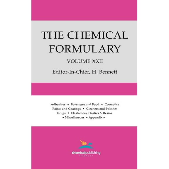 Chemical Formulary: The Chemical Formulary Volume 22 (Hardcover)