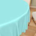 thumbnail image 3 of Tchckioa Tiffany Blue Tablecloth,Stain Proof Table Cloth Cover for Kitchen Party Decor,70 Inch,Round, 3 of 6