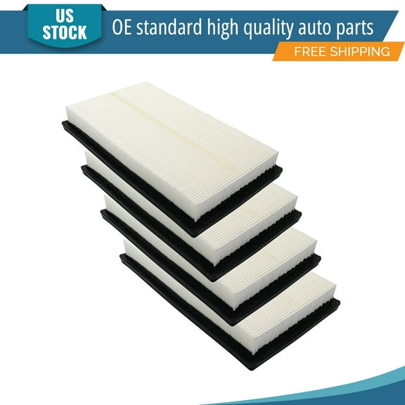 YXPCARS 4PCS Front Engine Air Filter for Toyota Camry Avalon Corolla Highlander RAV4 Venza, New Air Filter Replacement (CA12289)