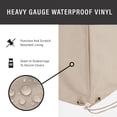 thumbnail image 2 of Funda para muebles de patio Crosley, impermeable, redonda, bronceada, 2 of 4