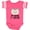 Football Pink and White, variant on Inktastic Nana Loves Me Grandchild Girls Baby Bodysuit