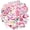 2A-35pcs, variant on 35pcs Pink Stationery Stickers Funny Animal Stickers Waterproof Graffiti for Luggage Laptop Guitar