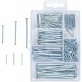 thumbnail image 1 of 280 Pieces Nail Assortment Flat Head Galvanized Nails Hardware Construction Nails for Picture, Wood and Assorted Nails,, 1 of 5