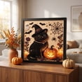 thumbnail image 4 of romoty Black Cat Pearl Diamond Painting Art Kit Spooky Fall Gemstone Dots Beads Craft for Adults Beginners Wall Decor, 4 of 5