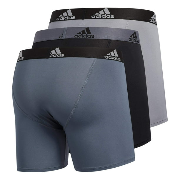 adidas Sous vetements Boxer Performance pour Homme 3 Pieces Noir gris gris XX Large Walmart