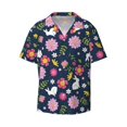 thumbnail image 6 of Kdxio Men's Hawaiian Shirt for Men Short Sleeve Shirt Floral Rabbit Summer Casual Holiday Beach Button Down T-Shirts, 6 of 7
