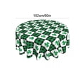 thumbnail image 3 of Boovnll Nappe de la Saint-Patrick Nappe Trèfles Nappe Ronde Nappe Carrée Nappe Lavable Décoration de Table de Fête de la Saint-Patrick, Décorations de la Saint-Patrick, 3 of 7