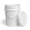White, variant on 5-gallon food-grade plastic drum with sealing ring and easy-tear lid, plastic drum, bulk storage, durable container, 1 pack