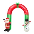thumbnail image 3 of Inflable De Navidad De 8 Pies, De Muñeco De Nieve, Decoración De Patio, Decoraciones Para El Hogar De Vacaciones, Luces LED, Adornos Para Exteriores, Navidad, Fiesta De, 3 of 7