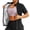 Silver, variant on Women's Sauna Suit Sweat Body Shaper Jacket – Short Sleeve Zipper Waist Trainer for Fitness