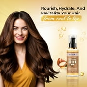 Yuthika Moroccan Argan Oil for Hair, Moisturizing and Strengthening Silky Penetrating Hair Oil, 100ml / 3.38 fl oz