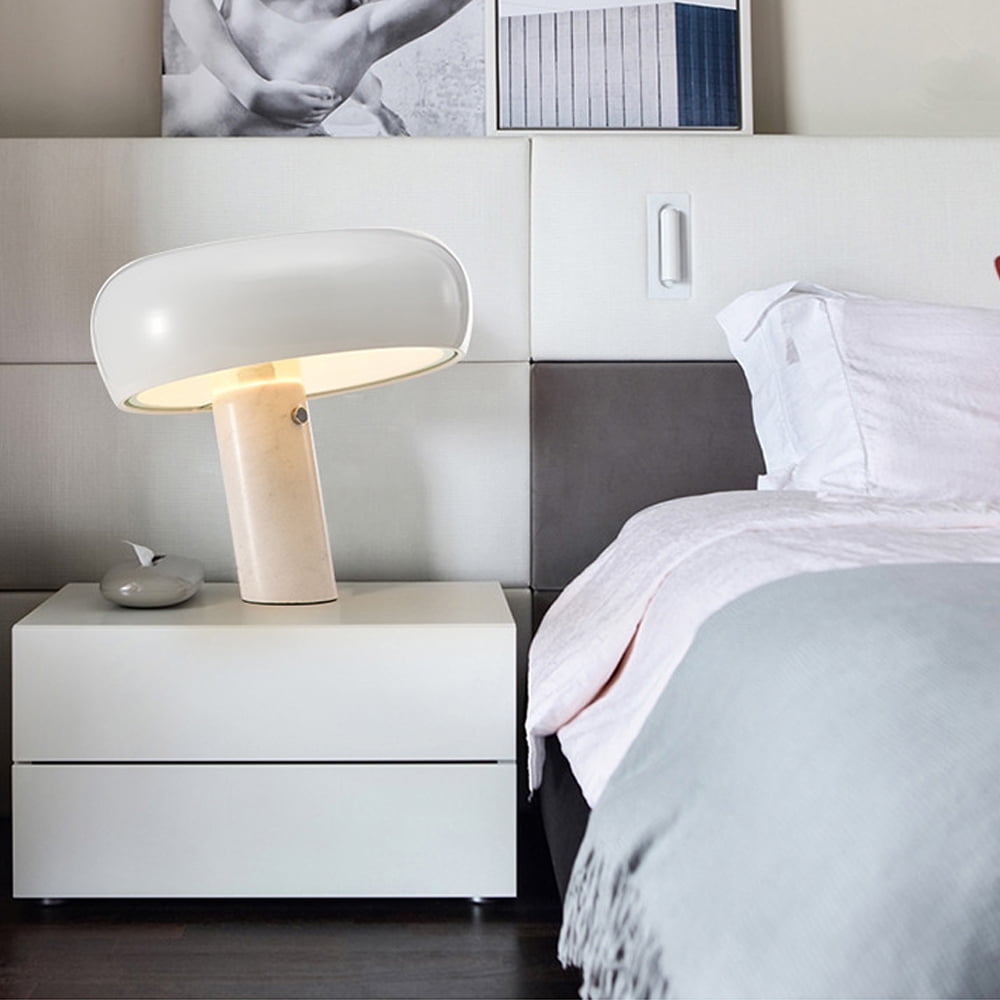 Arturesthome Italian Snoopy Mushroom Marble Table Lamp Bedside Lamp